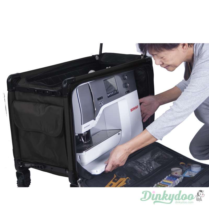 Tutto Machine on Wheels Carrying Case - Extra Large 1X (Red Yellow Daisies) 9224CMA-DS (Pre-order: Aug 2026)