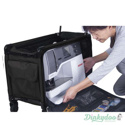 Tutto Machine on Wheels Carrying Case - Extra Large 1X (Red Yellow Daisies) 9224CMA-DS (Pre-order: Aug 2026)