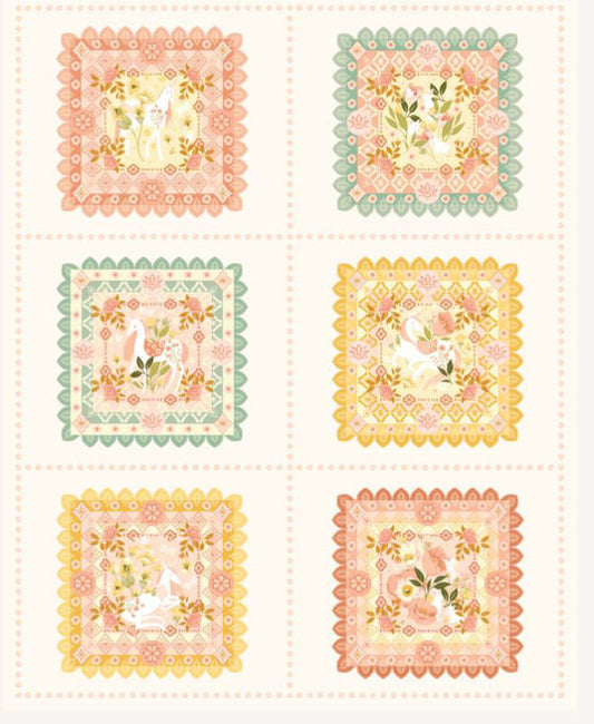 Unicorn Dreams - Pillow PANEL UD25720 - Ginger Deverell - Poppie Cotton