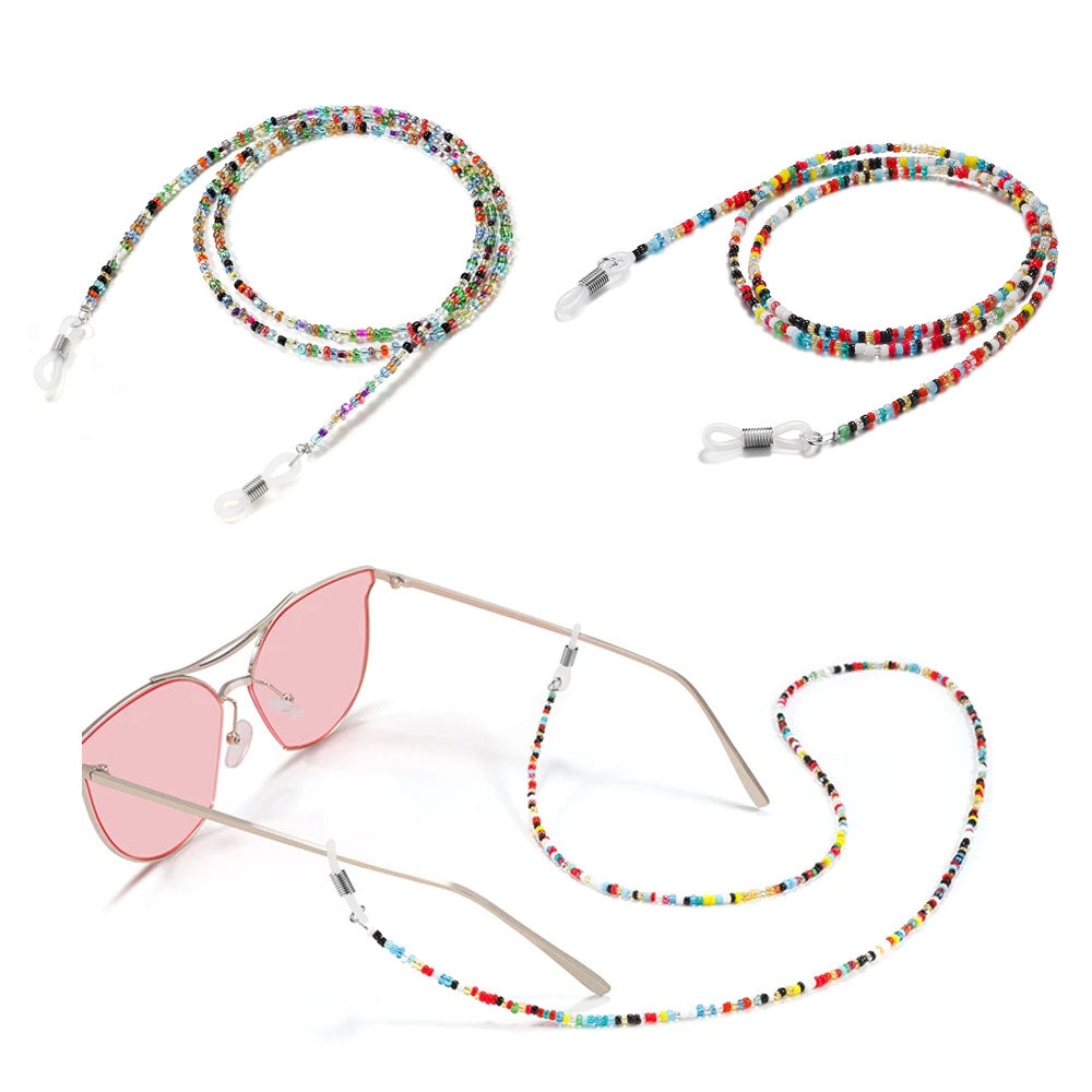 Quilter's Peepers Reading Glasses Rainbow Chains