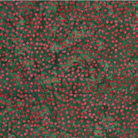 Bali Batiks - 2522-161 in Christmas - Hoffman Fabrics