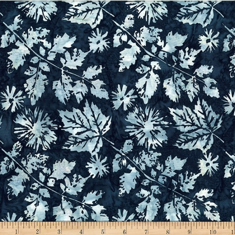 Bali Batiks - 2547-128 in Midnight - Hoffman Fabrics
