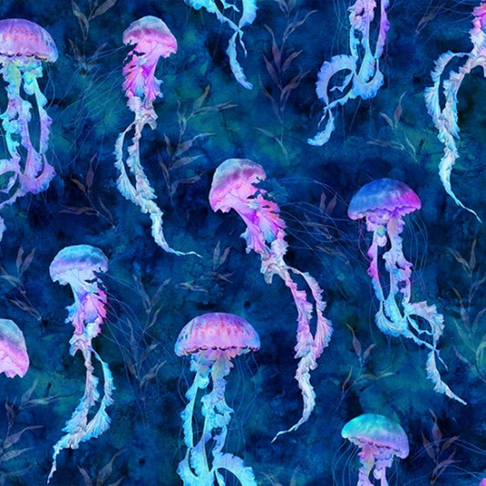Tides of Color - Jellies in Cobalt - Hoffman Fabrics