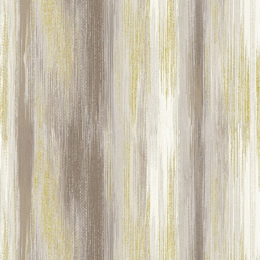 Chickadee Cheer - Natural Gold V7178-20G - Hoffman Fabrics