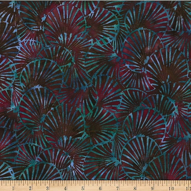 Bali Batiks - Shining Sea W2565-109 in Currant - Hoffman Fabrics (Pre-order: Aug 2024)