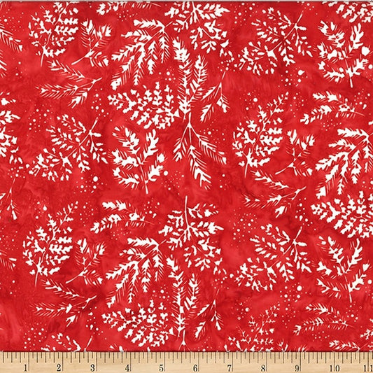 Bali Batiks - Winter Delight W2570-75 in Peppermint - Hoffman Fabrics (Pre-order: Aug 2024)