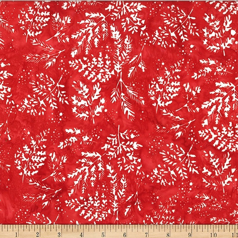 Bali Batiks - 2570-75 in Peppermint - Hoffman Fabric