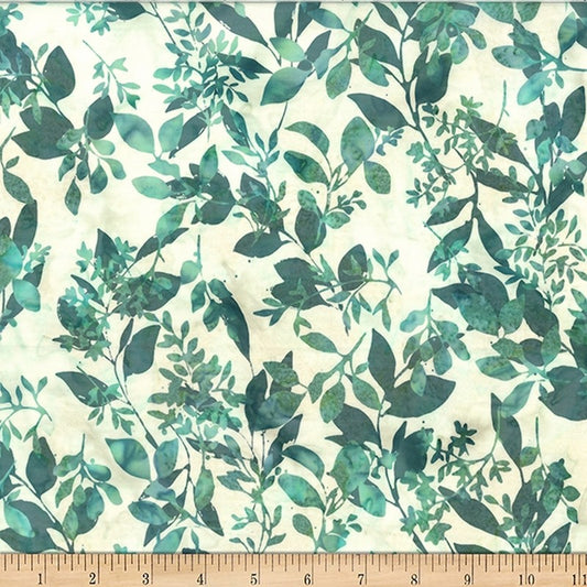 Bali Batiks - Forest Edge W2574-536 in Aquarius - Hoffman Fabrics (Pre-order: Aug 2024)