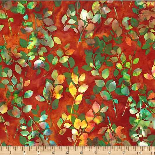 Bali Batiks - 2585-460 in Squash - Hoffman Fabric