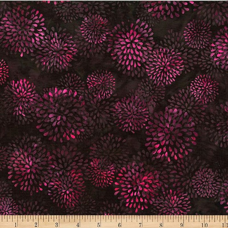 Bali Batiks - 2611-196 in Black Cherry - Hoffman Fabrics
