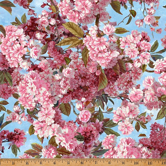 Sakura Blooms - Blossom W5365-448 - Hoffman Fabrics (Pre-order: May 2024)