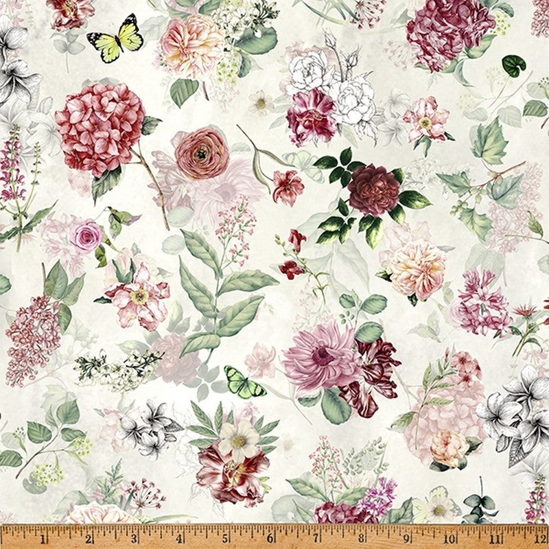 Botanical Charm - Vintage W5372-119 - Hoffman Fabrics (Pre-order: May 2024)