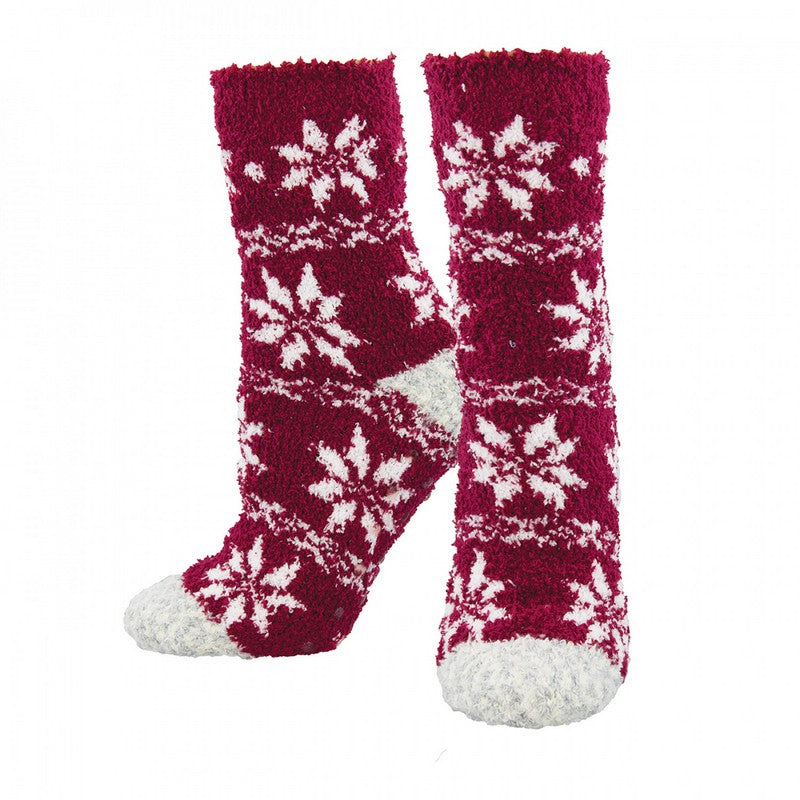 Fair Isle Fun Red - Socksmith Socks (Pre-order: Jun 2024)