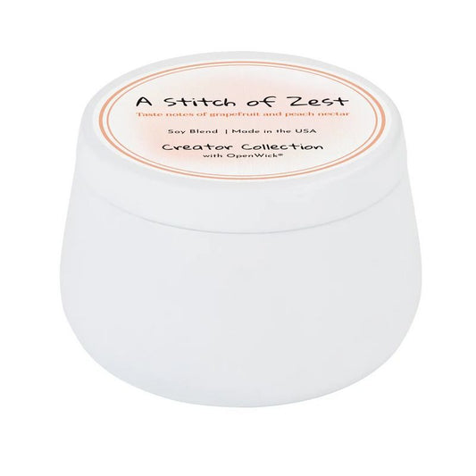 A Stitch of Zest - 3.5oz Candle - Cue Candle