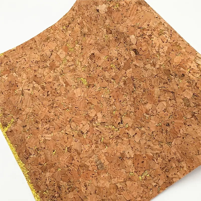 Faux Leather - Portugal Cork Golden (8" x 47")
