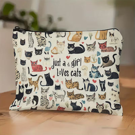 Sew n' Stash Bag - Just a Girl Who Loves Cats