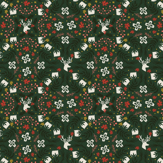 Tinsel on the Trail - Gather in Festive Metallic - Cotton + Steel