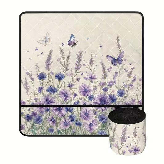 Sew n' Stash Sewing Machine Organizer - Lilac Butterfly - Dinkydoo Fabrics