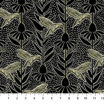 Indelible Ink - Humming Black (AMT1007-99L) - Anna Maria - Northcott - Full Bolt (10m)