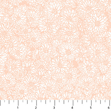 Anna Maria Indelible Soft - Mums Creamsicle (AMT1002-56V) - Northcott - Full Bolt (10m)