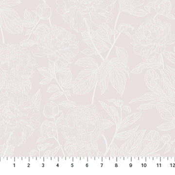 Anna Maria Indelible Soft - Peony Doe (AMT1003-31V) - Northcott - Full Bolt (10m)