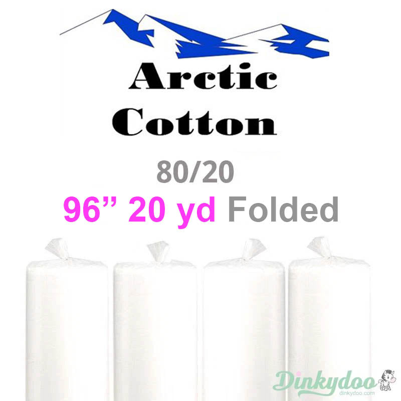 Arctic 80/20 Cotton Batting - 96" (Folded 20 Yd.) IN STOCK