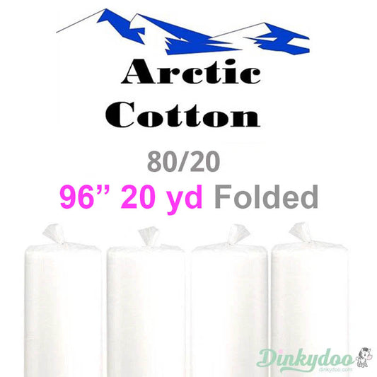 Arctic 80/20 Cotton Batting - 96" (Folded 20 Yd.) IN STOCK