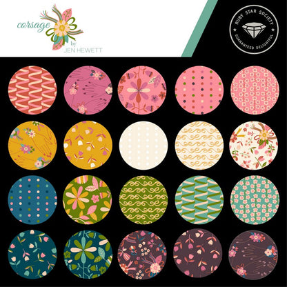 Corsage - Charm Pack - Jen Hewett - Ruby Star Society (Pre-order: Dec 2026)