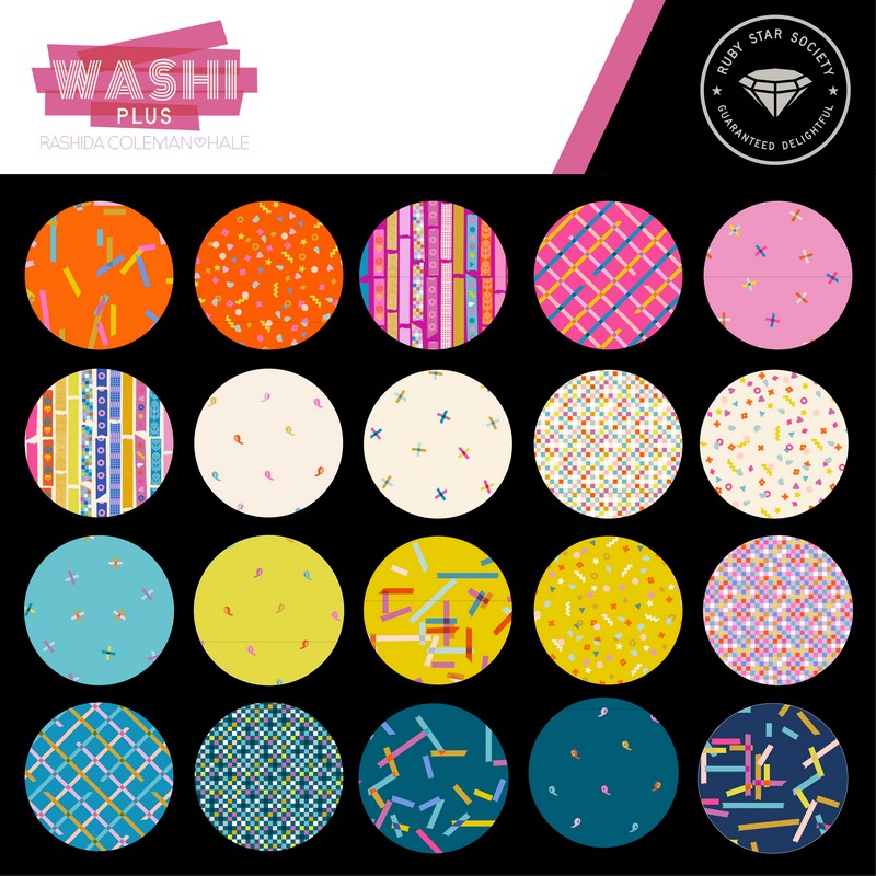 Washi Plus - Fat Quarter Bundle - Rashida Coleman-Hale - Ruby Star Society