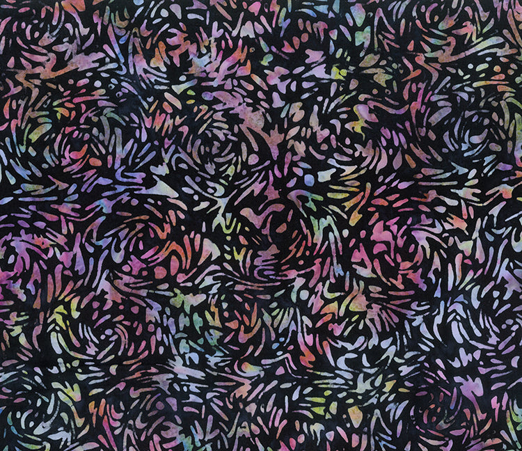 Banyan Batiks BFFs - Black (81600-99) Northcott - Full Bolt (11m)