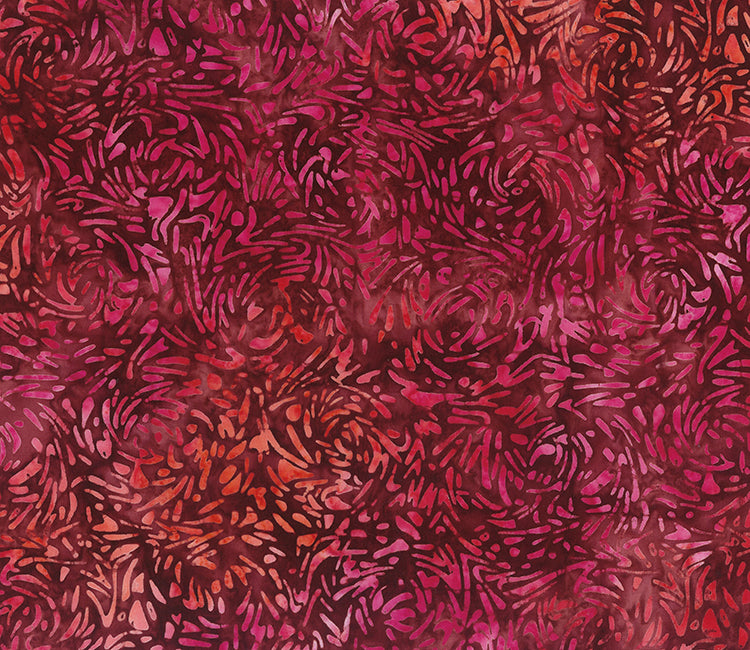 Banyan Batiks BFFs - Dark Red (81600-25) Northcott - Full Bolt (11m)