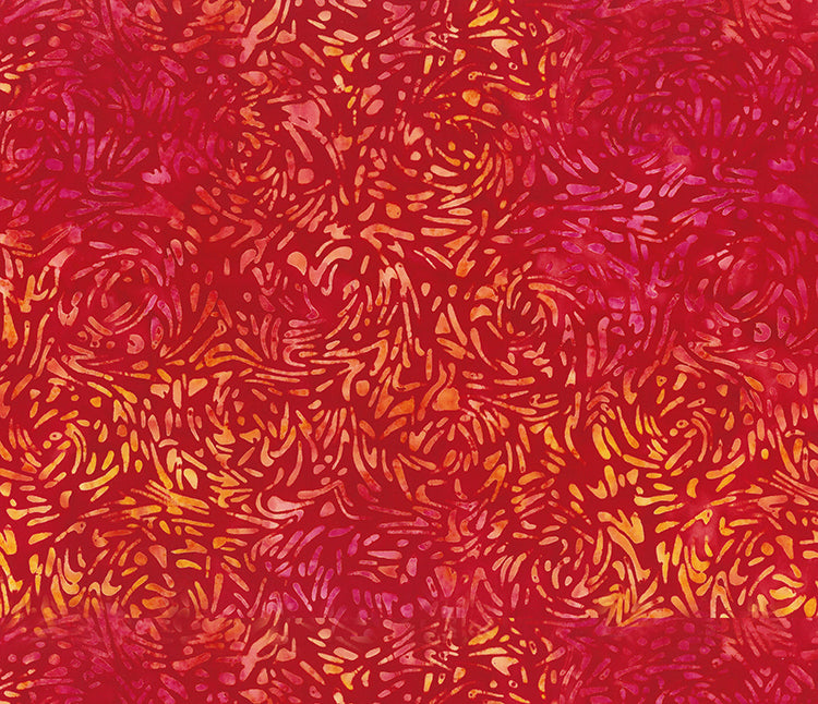 Banyan Batiks BFFs - Red (81600-24) Northcott - Full Bolt (11m)