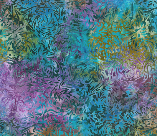 Banyan Batiks BFFs - Teal (81600-63) Northcott - Full Bolt (11m)