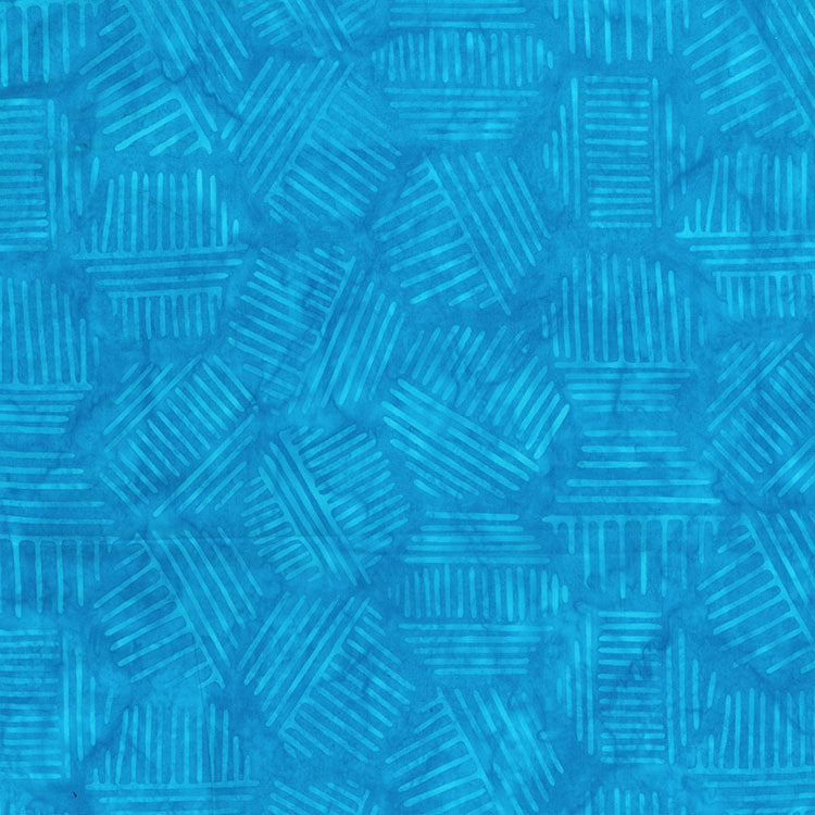 Banyan Batiks Hexies - Caribbean (81700-61) Northcott - Full Bolt (11m)