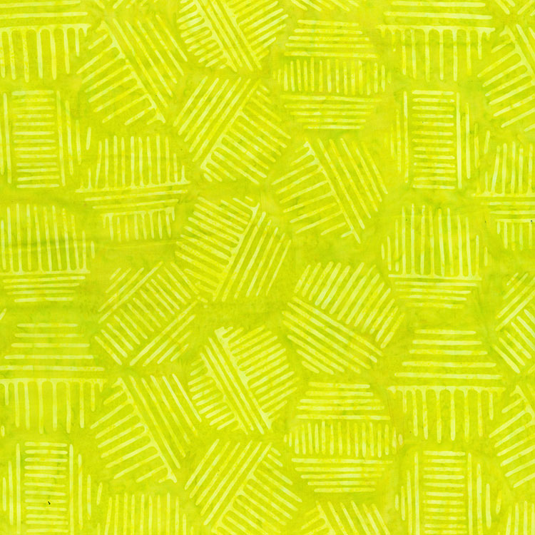 Banyan Batiks Hexies - Citrus Green (81700-72) Northcott - Full Bolt (11m)