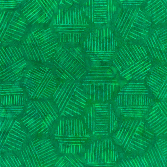 Banyan Batiks Hexies - Emerald (81700-69) Northcott - Full Bolt (11m)