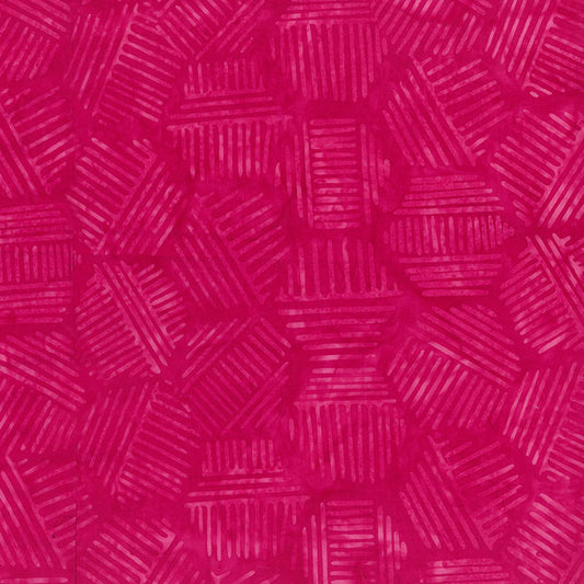Banyan Batiks Hexies - Pink Punch (81700-28) Northcott - Full Bolt (11m)