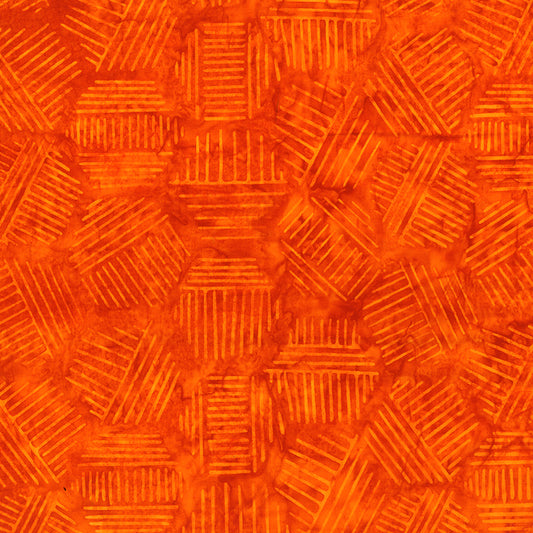 Banyan Batiks Hexies - Pumpkin (81700-58) Northcott - Full Bolt (11m)