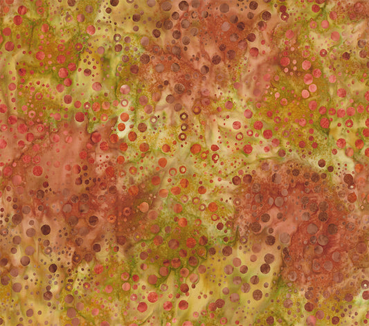 Banyan Batiks Pop Dots - Fall Leaves (81900-32) Northcott - Full Bolt (11m)