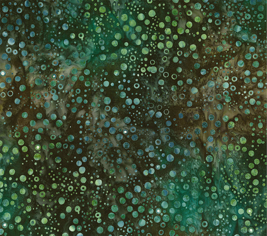 Banyan Batiks Pop Dots - Forest Multi (81900-78) Northcott - Full Bolt (11m)