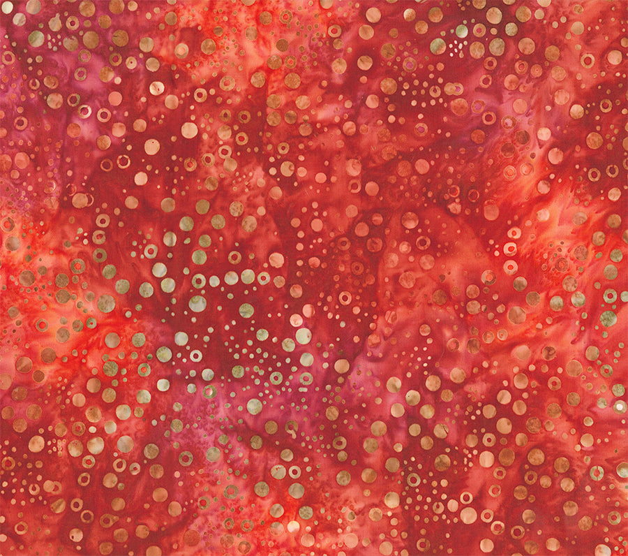 Banyan Batiks Pop Dots - Red (81900-24) Northcott - Full Bolt (11m)