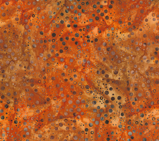 Banyan Batiks Pop Dots - Rust (81900-58) Northcott - Full Bolt (11m)