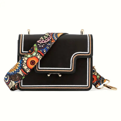 Nylon Adjustable Shoulder Strap - Boho Flowers (43")