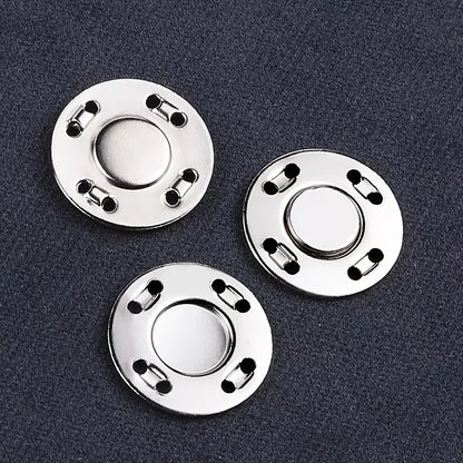 Invisible Slim Magnet Snap Button (5 Pc Set) 0.49"