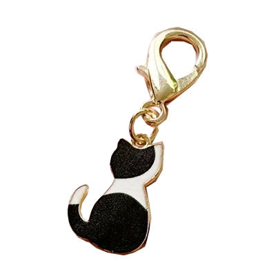 Kitty Silhouette Zipper Pull