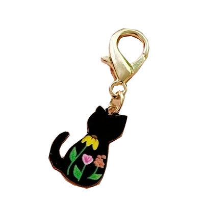 Kitty Silhouette Zipper Pull