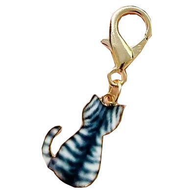 Kitty Silhouette Zipper Pull