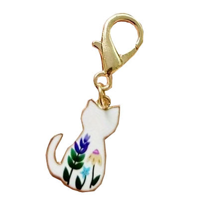 Kitty Silhouette Zipper Pull
