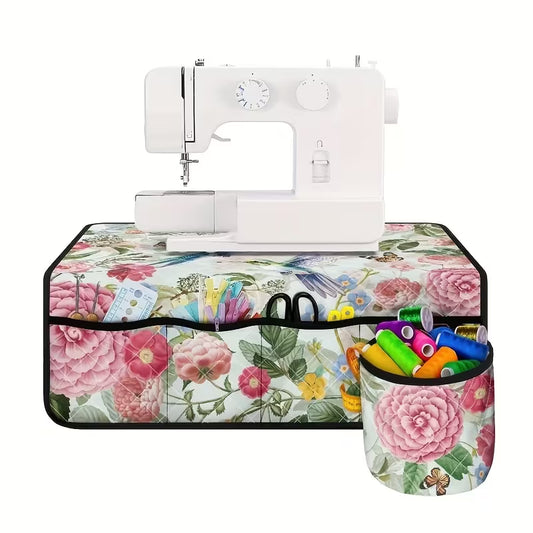 Sew n' Stash Sewing Machine Organizer - Happy Hummingbird - Dinkydoo Fabrics