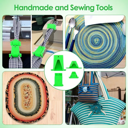 Fabric Tube Maker for Jelly Roll Rugs (4 Pcs)